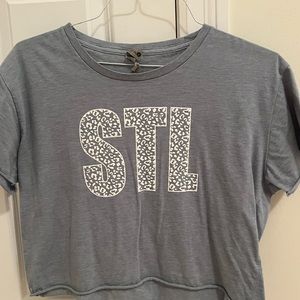 Rally house STL cheetah print graphic tee